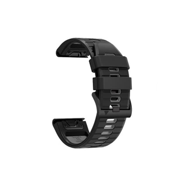 Silikonklokkerem for Garmin Fenix-serien Svart+grå