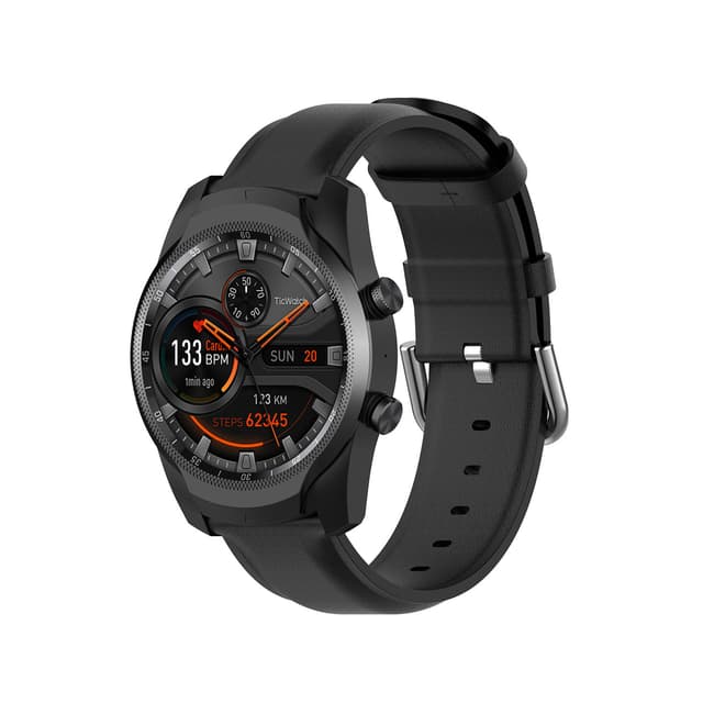 Silikonklokkerem for Ticwatch GTX/Pro Sort