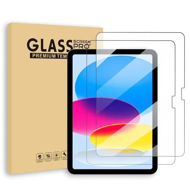 2.5D skjermbeskytter i herdet glass for iPad (2-pack) iPad 10 10,9 tommer