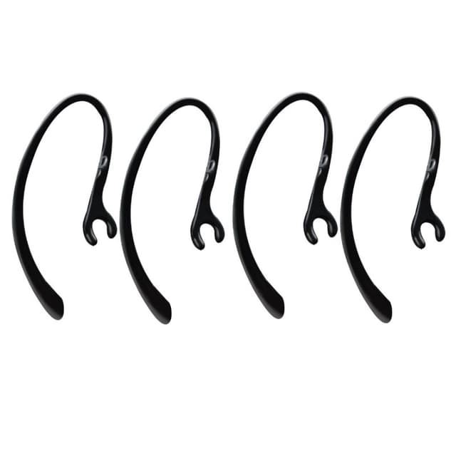 Ørekroker for trådløst Bluetooth-hodesett 6/7/8/9 mm Sort