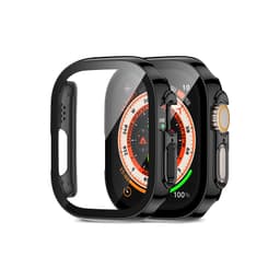 Klokkedeksel med skjermbeskytter for Apple Watch 9 og Ultra 2 4,5 cm