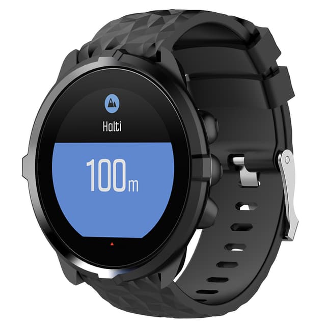 Coque Kwmobile Pour Suunto 9 / 9 Baro / Spartan Sport - 2 étuis Silicone Noir-transparent