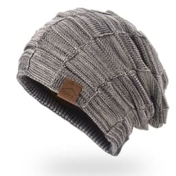 Mössa, Warm Slouchy Tjock Skull Stickad Winter Fall Hat Kaki