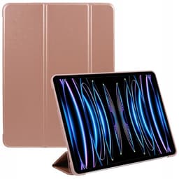 SKALO iPad Pro 12.9 (Gen 4/5/6) Trifold Suojakotelo - Ruusukulta