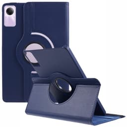 SKALO Xiaomi Redmi Pad SE 360 Litchi Fodral - Mörkblå