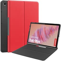 SKALO Lenovo Tab Plus 11.5"" Duofold PU-Nahkakotelo - Punainen