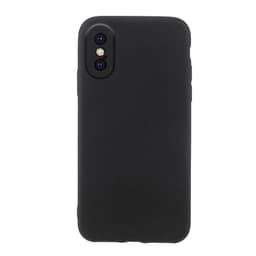 SKALO iPhone X/XS Ultratunn Frosted TPU-Skal - Svart