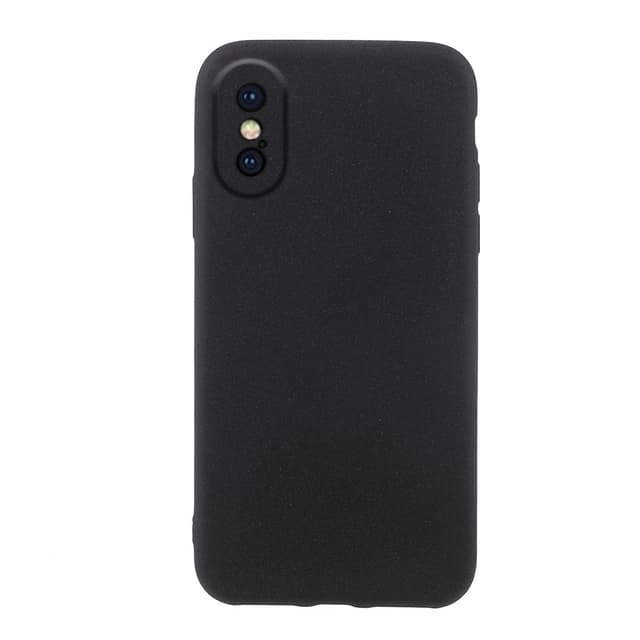 SKALO iPhone X/XS Ultratunn Frosted TPU-Skal - Svart