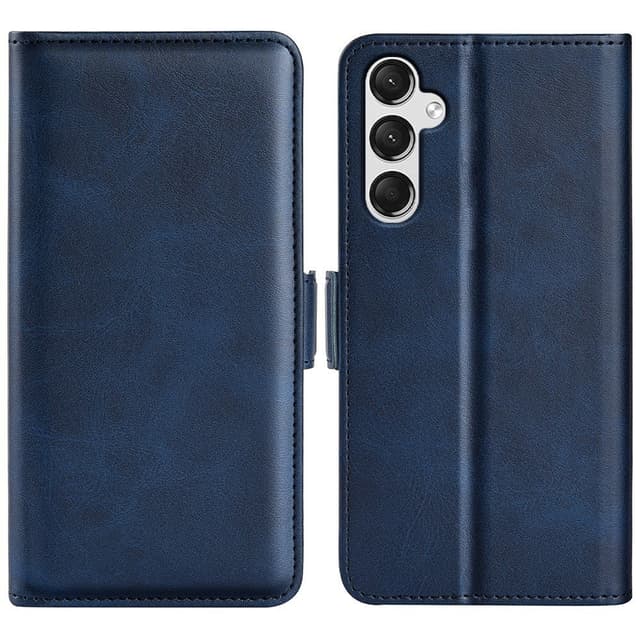 SKALO Samsung A25 5G Premium Wallet Flip Cover - Blå