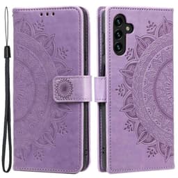 SKALO Samsung A54 5G Mandala Plånboksfodral - Lila