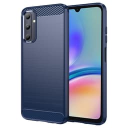 SKALO Samsung A05s 4G Armor Carbon Iskunkestävä TPU suojakuori - Sininen