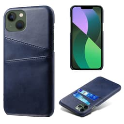 SKALO iPhone 14 Plus PU-nahkainen Korttikotelo - Sininen
