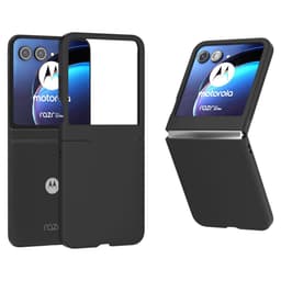 SKALO Motorola Razr 50 5G Skin-touch Fold Suojakuori - Musta