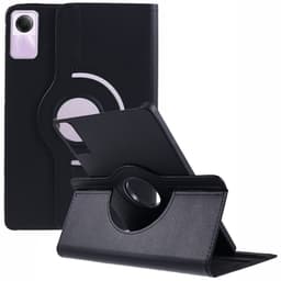 SKALO Xiaomi Redmi Pad SE 360 Litchi Fodral - Svart