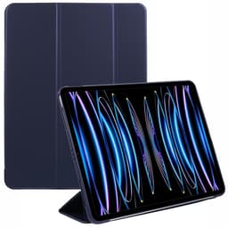 SKALO iPad Pro 12.9 (Gen 4/5/6) Trifold Suojakotelo - Tummansininen