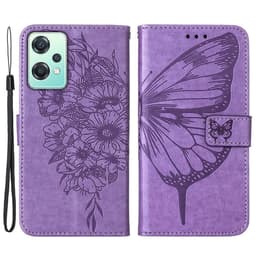 SKALO OnePlus Nord CE 2 Lite 5G Mandala lompakkokotelo - Violetti
