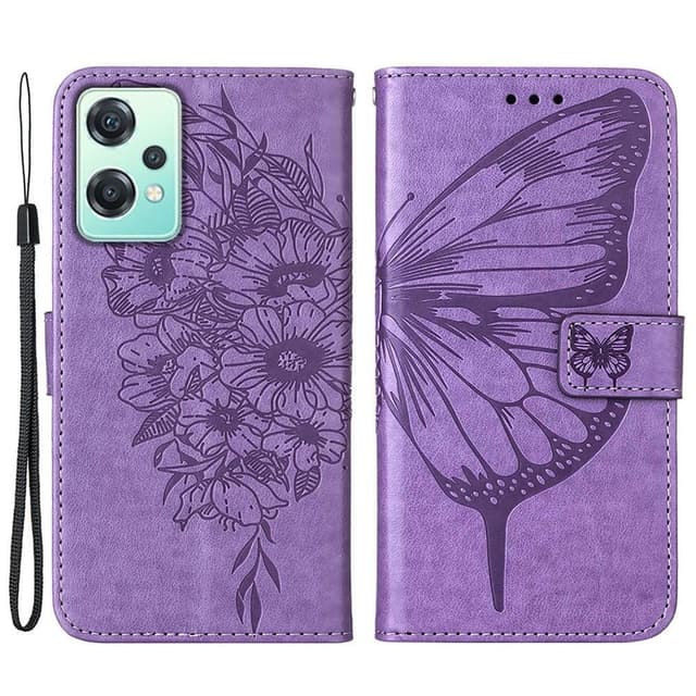 SKALO OnePlus Nord CE 2 Lite 5G Mandala lompakkokotelo - Violetti