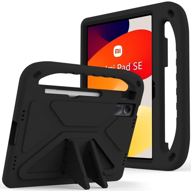 SKALO Xiaomi Redmi Pad SE Børneskal med håndtag og stativ - Sort