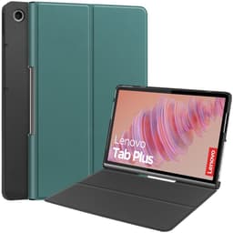 SKALO Lenovo Tab Plus 11.5"" Duofold PU-læder Cover - Grøn