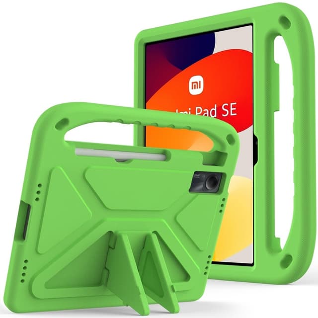 SKALO Xiaomi Redmi Pad SE Børneskal med håndtag og stativ - Grøn