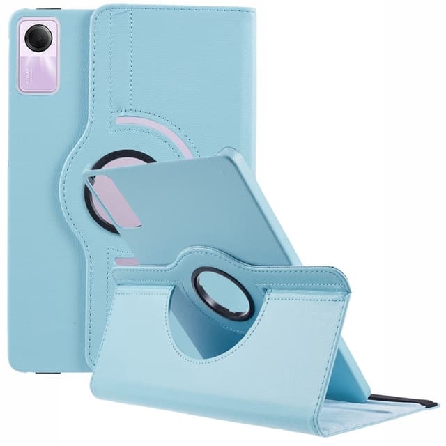 SKALO Xiaomi Redmi Pad SE 360 Litchi Fodral - Turkos