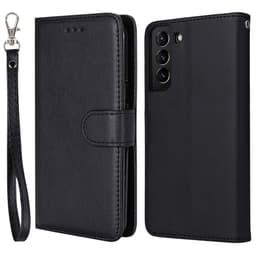 SKALO Samsung S22+ Magneettinen kuori/lompakko ""2 in 1"" - - Musta - Musta