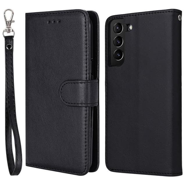 SKALO Samsung S22+ Magnetisk cover/tegnebog ""2 i 1"" - Sort - Sort