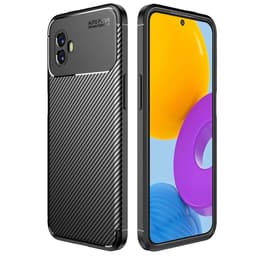 SKALO Samsung Xcover6 Pro 5G Carbon Fiber TPU cover - Sort