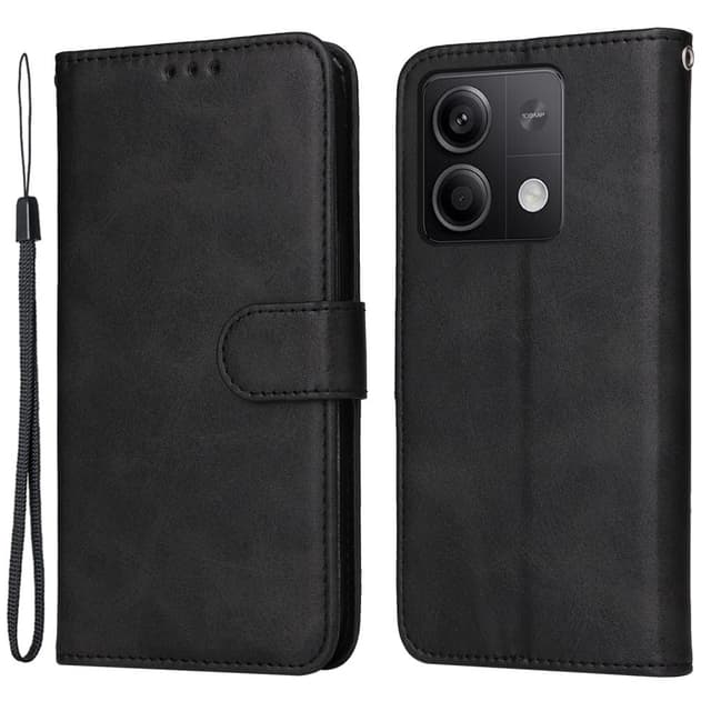 SKALO Xiaomi Redmi Note 13 5G PU-læder Pungetui - Sort