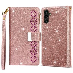 Samsung Galaxy A16 5G / A16 4G -kotelolle Starry Sky - Rose Gold