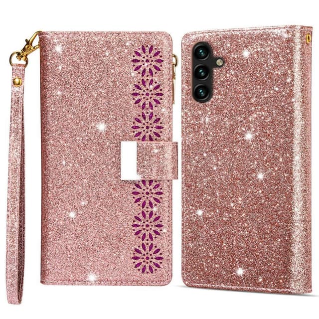 Til Samsung Galaxy A16 5G / A16 4G Taske Starry Sky - Rose Gold