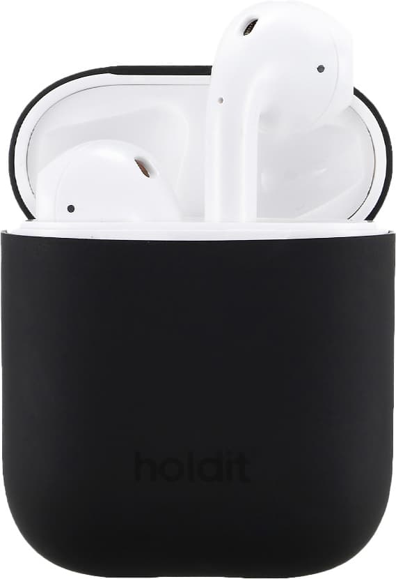Holdit AirPods Silicone fodral (svart)