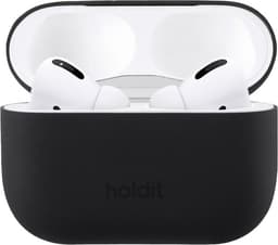 Holdit AirPods Pro Silicone fodral (svart)