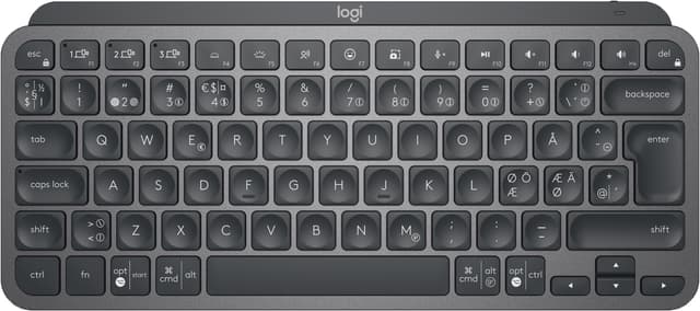 Logitech MX Keys Mini trådløst tastatur (grafitt)