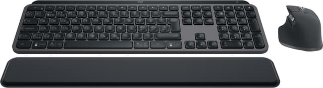 Logitech MX Keys S trådlöst tangentbord och muspaket (grafit)