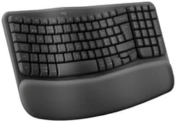 Logitech Wave Keys ergonomiskt tangentbord (grafit)