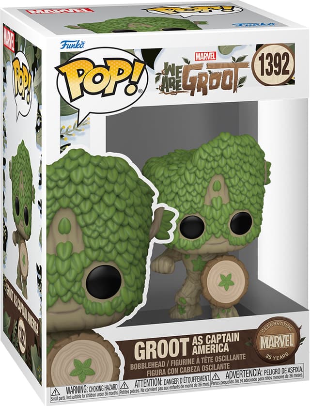 Funko Marvel We Are Groot (Groot As Captain America)