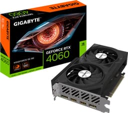 Gigabyte GeForce RTX 4060 Windforce OC grafikkort (8 GB GDDR6)