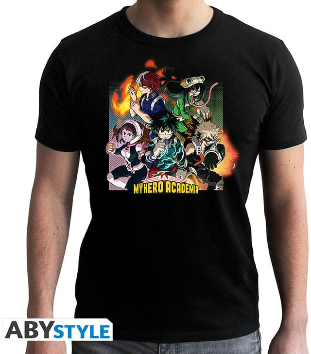 ABYStyle My Hero Academia Group T-skjorte (L)