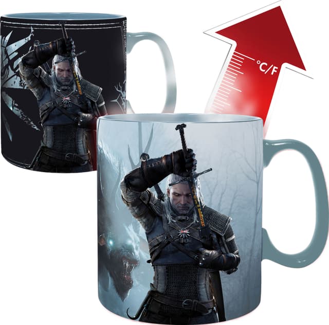 ABYstyle The Witcher värmeväxlandemugg (Geralt & Ci)
