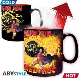 ABYStyle One Piece varmeaktivert krus (Luffy vs Kaido, 460 ml)
