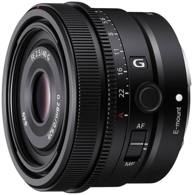 Sony FE 40 mm f/2,5 G objektiivi
