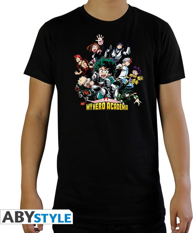 ABYStyle My Hero Academia Heroes T-skjorte (L)