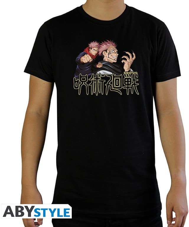 ABYStyle Jujutsu Kaisen Itadori & Sukuna T-skjorte (XL)