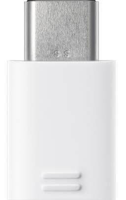 Samsung Adapter microUSB til USB-C, Hvid, Bulk