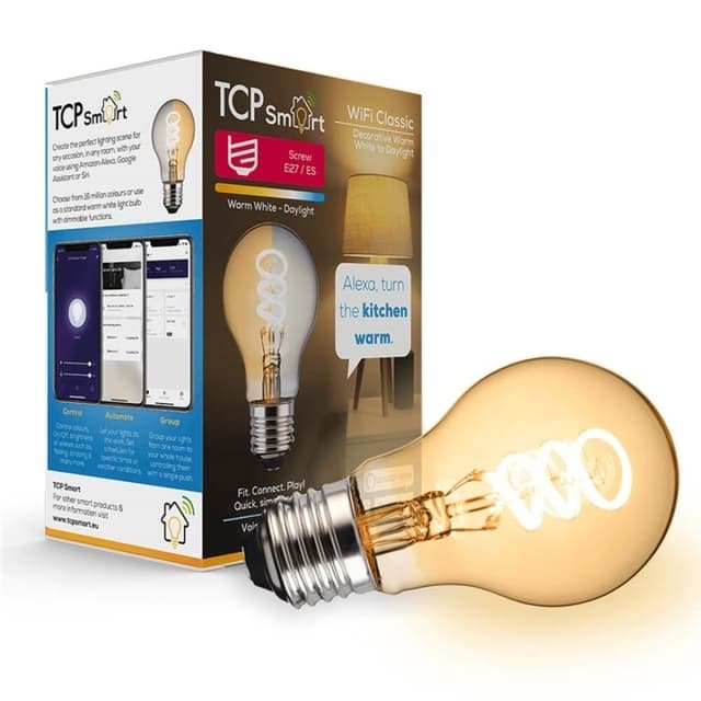 TCP SMART WIFI LED-lampe Classic Twist+CCT ES/E27