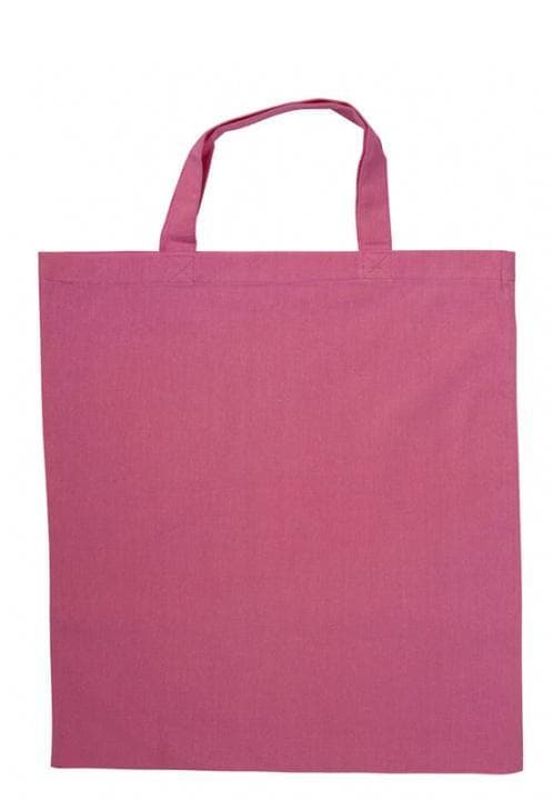 Nightingale Tote Bag 150g korte håndtag pink
