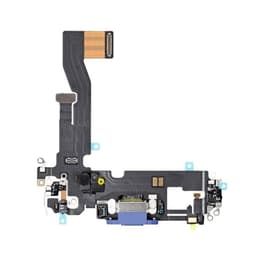 iPhone 12/12 Pro opladningsstik med flex - blå