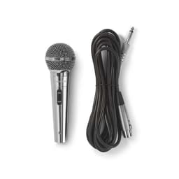 Nedis Wired mikrofon | Kardioid | Avtakbar kabel | 5.00 m | 80 Hz - 13 kHz | 600 Ohm | -72 dB | Av/på-bryter | Metall | Sølv