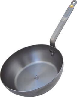 De Buyer Mineral B Element ""rustikk"" stekepanne, karbonstål, 24 cm